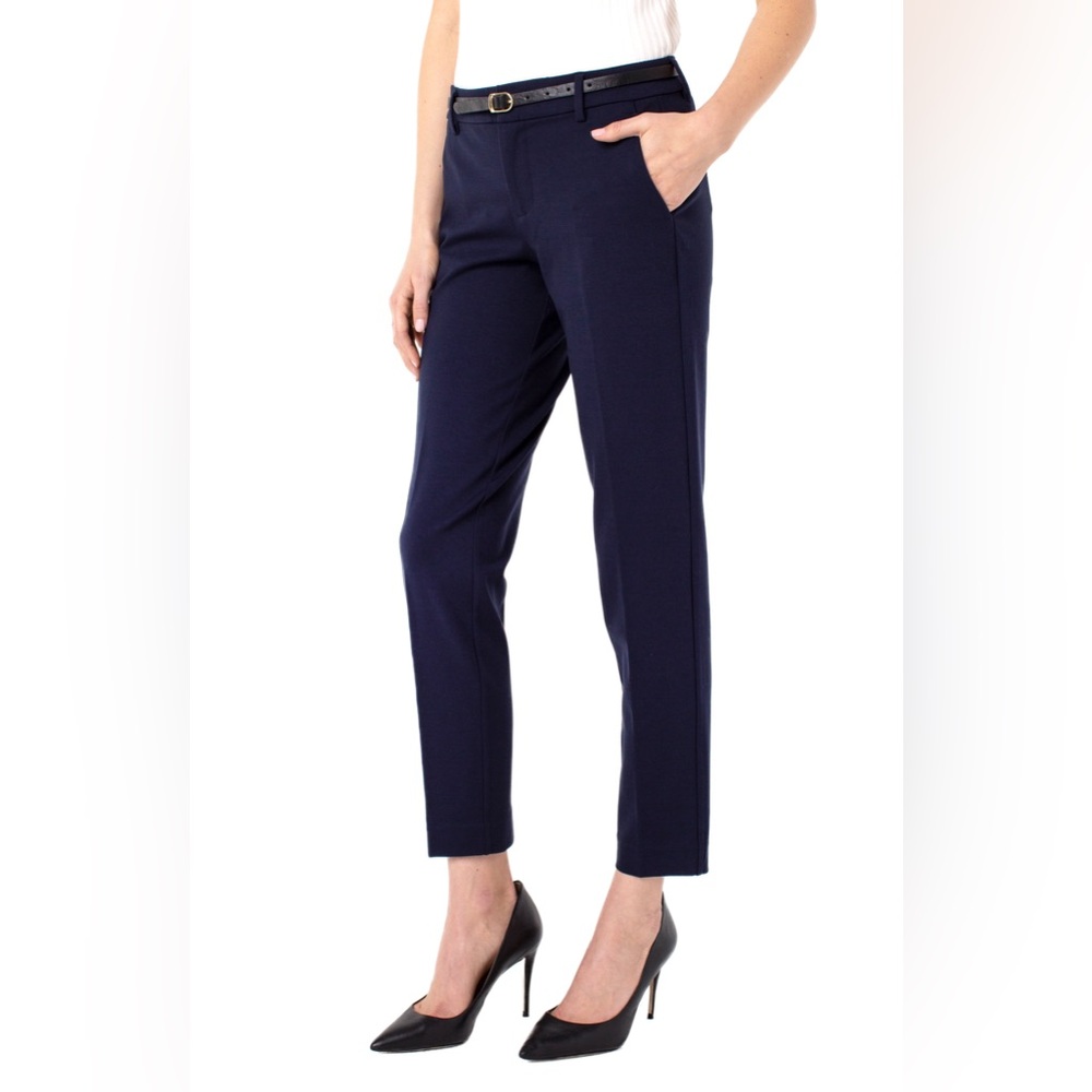 NWT LIVERPOOL Kelsey Knit Trouser Super Stretch/Cadet Blue